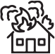 Damaged House Icon